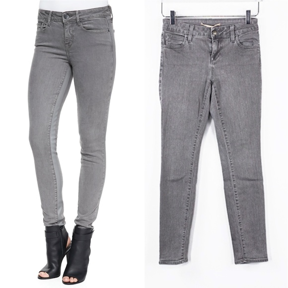 Vince Denim - Vince Jeans Skinny Leg Slim Fit Grey Light Wash 26